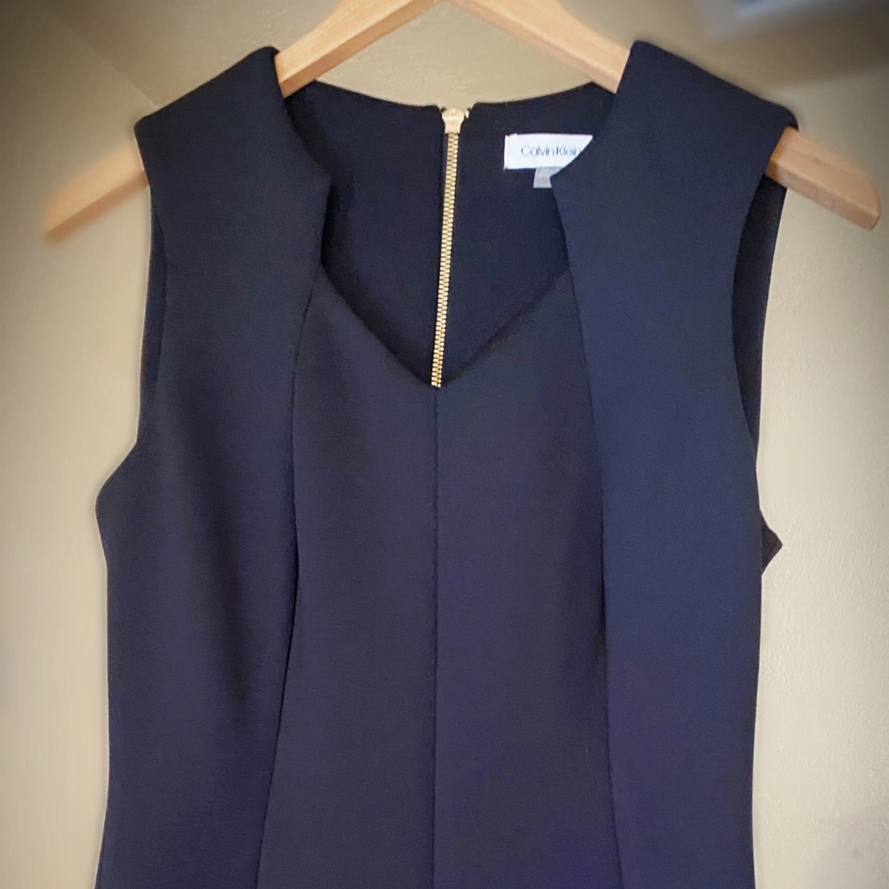 EUC black Calvin Klein sheath dress